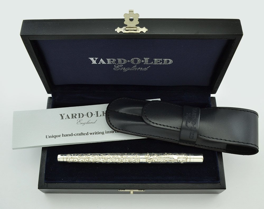 Yard-O-Led Viceroy Standard Fountain Pen - Victorian, Sterling